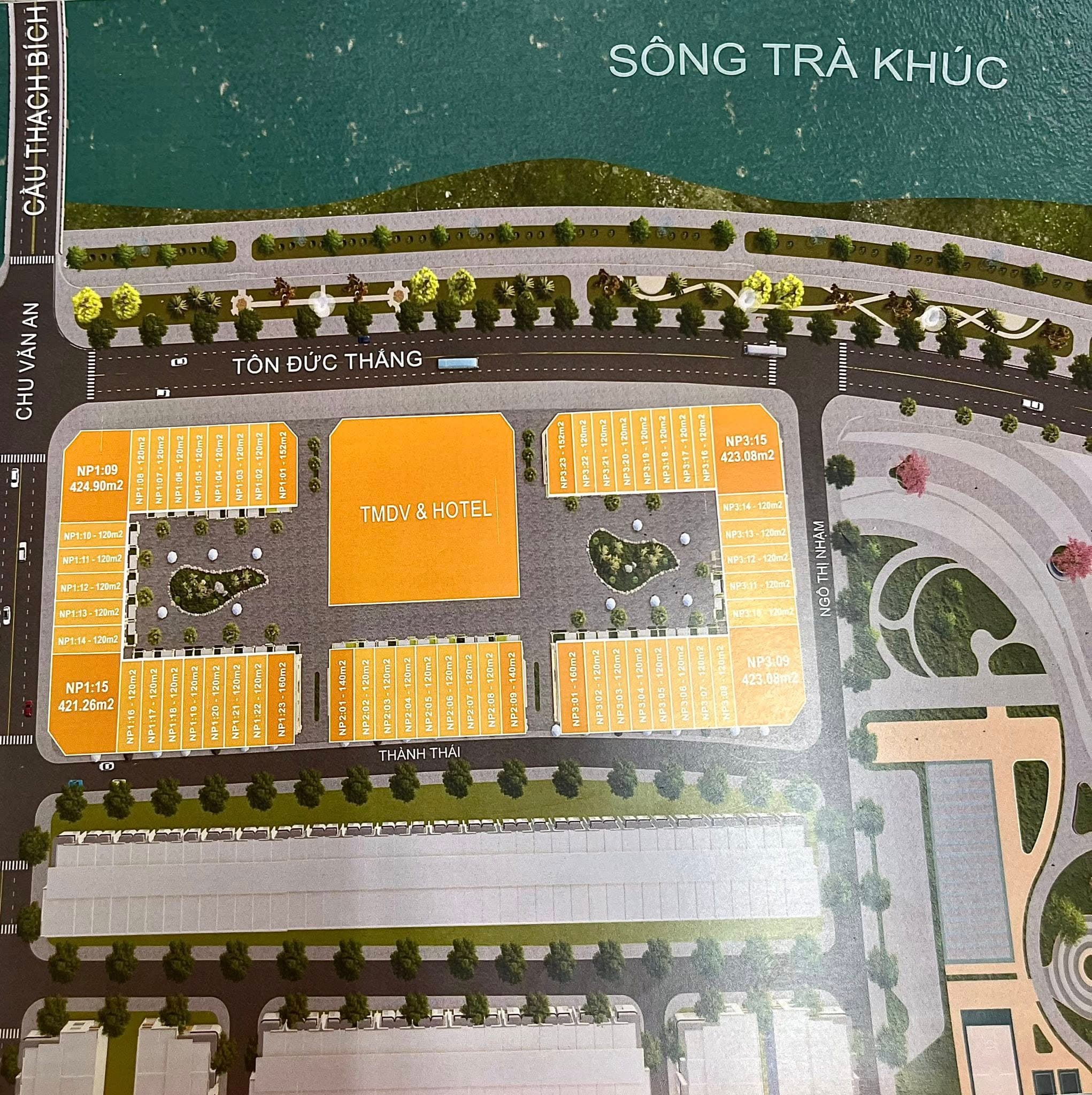 De Palace River - Sơ đồ phân bổ